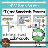 NGSS Sixth Grade (Earth Science) Standards "I Can" Posters