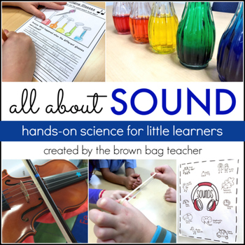 Preview of Sounds & Vibrations for 1st Grade: NGSS Unit with Lessons, Experiments, Writing