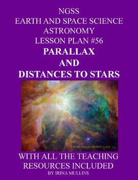 Preview of NGSS Space Science Astronomy Lesson Plan #56 Parallax and Distances to Stars