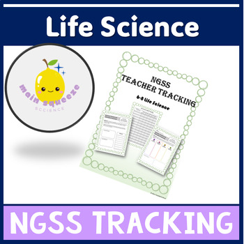 Preview of NGSS Standards Tracking and Planning Documents | Life Sciences (6-8)