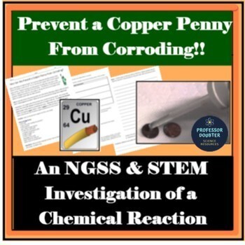 Preview of Chemical Change STEM Lab NGSS Middle School Experiment MS-PS1-2 MS-ETS1-1