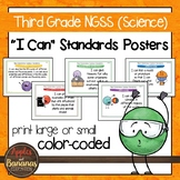 Third Grade NGSS "I Can" Standards Posters