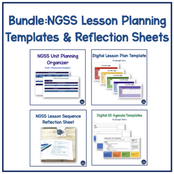 Preview of Back to School Bundle - All of Your NGSS Organizational Needs in One Bundle