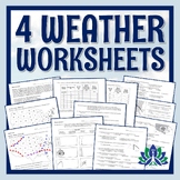 NGSS Weather Worksheet Bundle Set of 4
