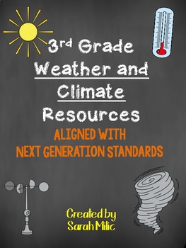 Preview of NGSS 3rd Grade Weather and Climate Resources!