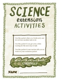 NGSS-based 4th Grade Science Early Finishers/Extension Packet