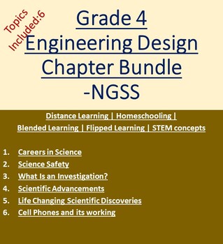 Preview of Grade 4 NGSS "Engineering Design" Chapter Bundle-ISEE / SSAT - Distance Learning