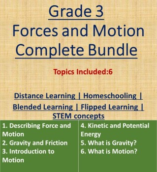 Preview of Grade 3 NGSS Complete "Forces and Motion"- NGSS | TEKS