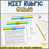 NIET teacher evaluation rubric guide TAP instruction plann