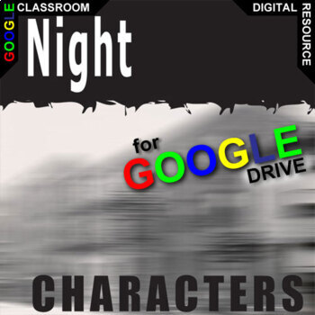 Preview of NIGHT Characterization Analysis Activity DIGITAL Wiesel Analyzing Character