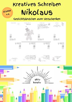 Preview of NIKOLAUS - Stationenlernen - Gedichte - kreatives Schreiben