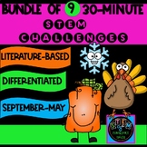 NINE LITERATURE BASED 30 MINUTE STEM CHALLENGES BUNDLE SEP