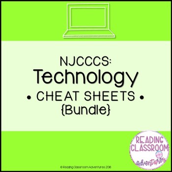 Preview of NJCCCS: Technology Cheat Sheets {BUNDLE}