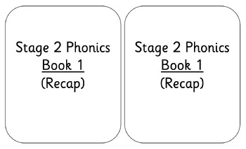 Preview of NL Stage 2 AL homework books