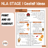 NLA Stage 1 Gestalt Ideas for Toy Play + Daily Activities