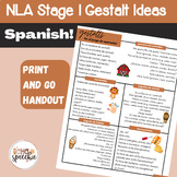 NLA Stage 1 Gestalt Ideas for Toy Play + Daily Activities 
