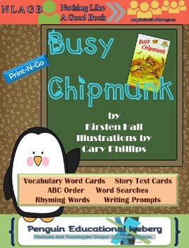 Preview of NLAGB Activities for Busy Chipmunk by Kristen Hall