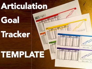 Preview of Articulation Goal Tracker TEMPLATE