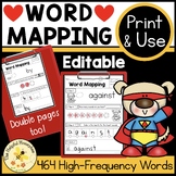NO - LOW PREP Phonics - Mapping 464 High-Frequency Heart (