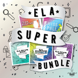 NO PREP⭐3rd Grade ELA Escape Room SUPER BUNDLE⭐Grammar, Sp