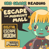 FREE 3rd Grade Reading Comprehension Escape Room | Digital