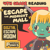 FREE 4th Grade Reading Comprehension Escape Room | Digital