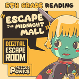 FREE 5th Grade Reading Comprehension Escape Room | Digital