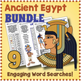 ANCIENT EGYPT BUNDLE - 9 Word Search Puzzle Worksheets - 4