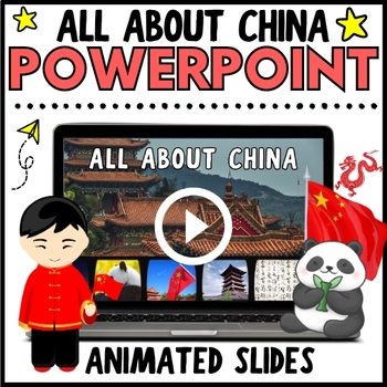 Preview of NO PREP All About CHINA PowerPoint Presentation, 3rd-6th Grade, Geography