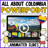 NO PREP All About Colombia PowerPoint for 3rd-6th Grade - 