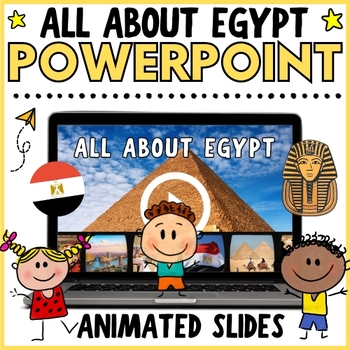 Preview of NO PREP All About EGYPT PowerPoint for 3rd-6th Grade, Geography, History +More!