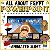 NO PREP All About EGYPT PowerPoint for 3rd-6th Grade, Geog