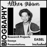 NO PREP - Althea Gibson - Research Organizer / Worksheet