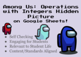 NO PREP! Among Us: Operations With Integers Hidden Picture