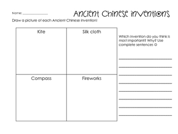 Ancient China Worksheets & Printables by Glitter in Third | TpT