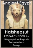 NO PREP - Ancient Egypt - Hatshepsut - Research Worksheet