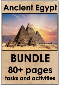Preview of NO PREP - Ancient Egypt Worksheets - 80+ pages of Tasks, Activities and Research
