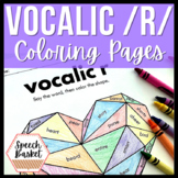 NO PREP Articulation Coloring Pages for Vocalic R | Speech