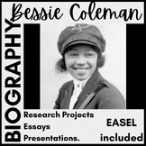 NO PREP - Bessie Coleman - Research Organizer / Worksheet