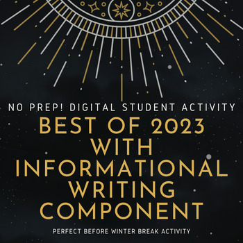 Preview of NO PREP Best of 2023 Digital Writing Activity