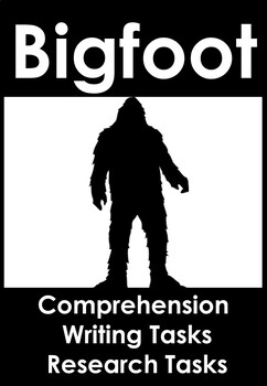 Preview of NO PREP Bigfoot Reading Comprehension Bigfoot Research Activities