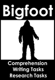 NO PREP Bigfoot Reading Comprehension Bigfoot Research Activities