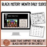 NO PREP Black History Month Daily Videos and Coloring Sheet