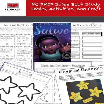 Preview of NO PREP Book Study Tasks and Star Craft for Sulwe (Over 40 Pages)