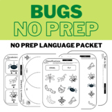 NO PREP Bugs Language Worksheets