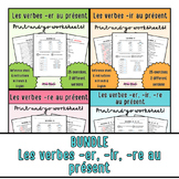 NO PREP Bundle: -er, -ir, -re verbs au présent - French & English