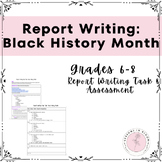 NO-PREP CANADIAN BLACK HISTORY MONTH REPORT WRITING TASK