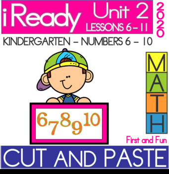 Preview of NO PREP CUT AND PASTE UNIT 2 iREADY MATH UNDERSTANDING COUNTING KINDERGARTEN