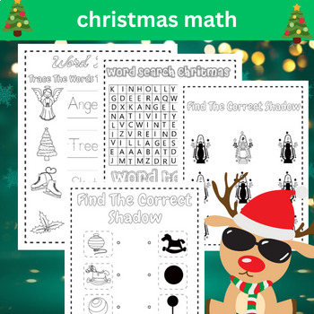 Preview of NO PREP Christmas Math and Literacy
