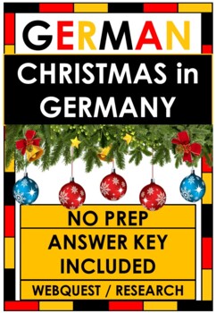 Preview of NO PREP - Christmas in GERMANY - WEBQUEST